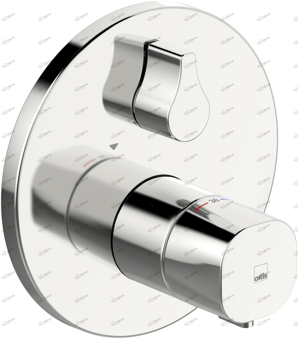 Oras 2088 Панель смесителя для ванны и душа 2088 Bluebox Хром 