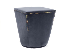 Бархатный пуф