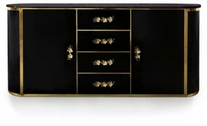 KOKET Лакированный комод из фанерованной древесины Orchidea