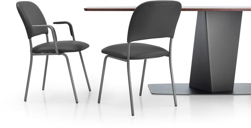 EmmeBi Кожаное кресло с подлокотниками со встроенной подушкой Ginevra sun-id-1406721 - Вид №2