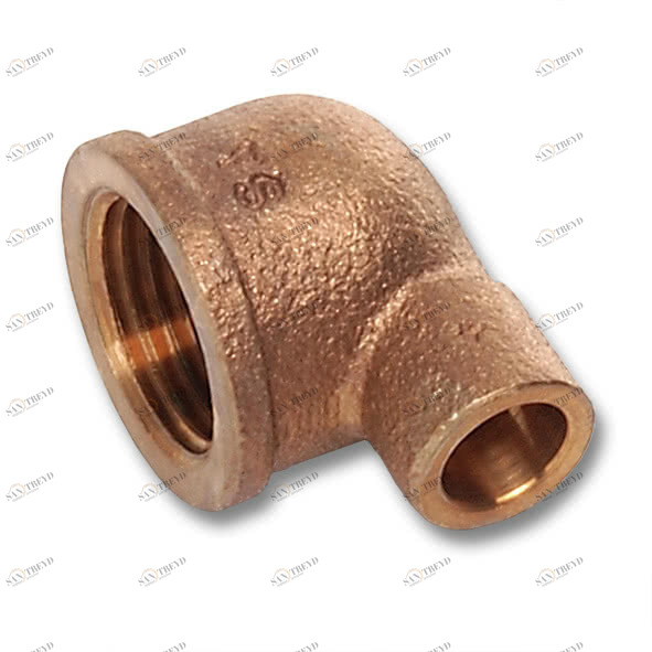 1409042112 SANHA 4090G угловой переход ВП-ВР, бронза 42x11/2 мм 