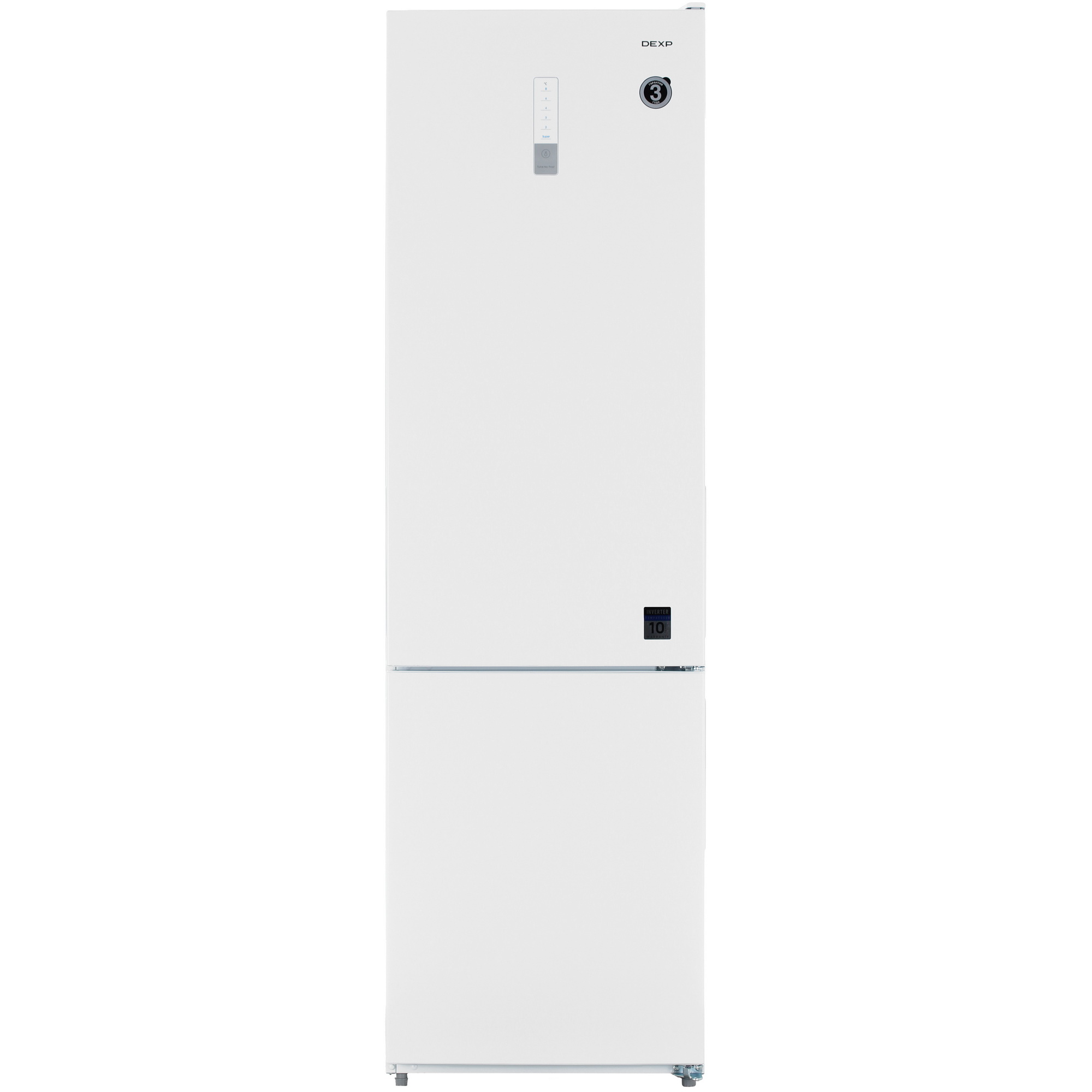 9263056 Холодильник с морозильником   DEXP B4-34AMA белый STDN-0103048 - Вид №2
