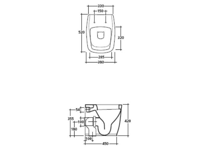 Керамический туалет Galassia SA.02 ARCH-00095656 - Вид №1