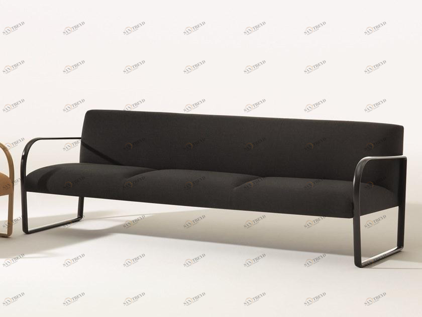 arper 3-местный диван-санки из ткани Arcos sun-id-1351181