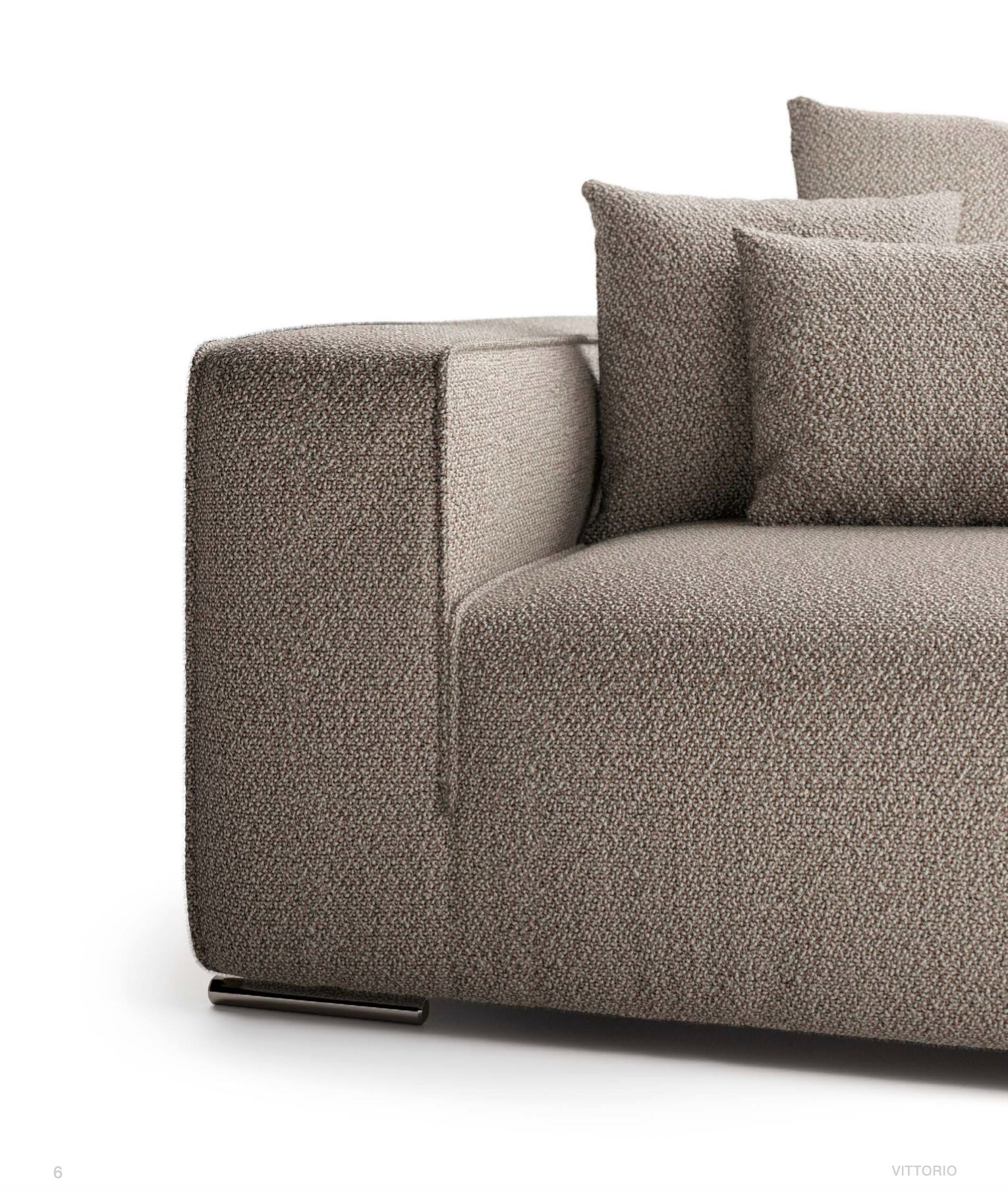 Тканевый диван с полуостровом Marac Витторио ARCH-00015075