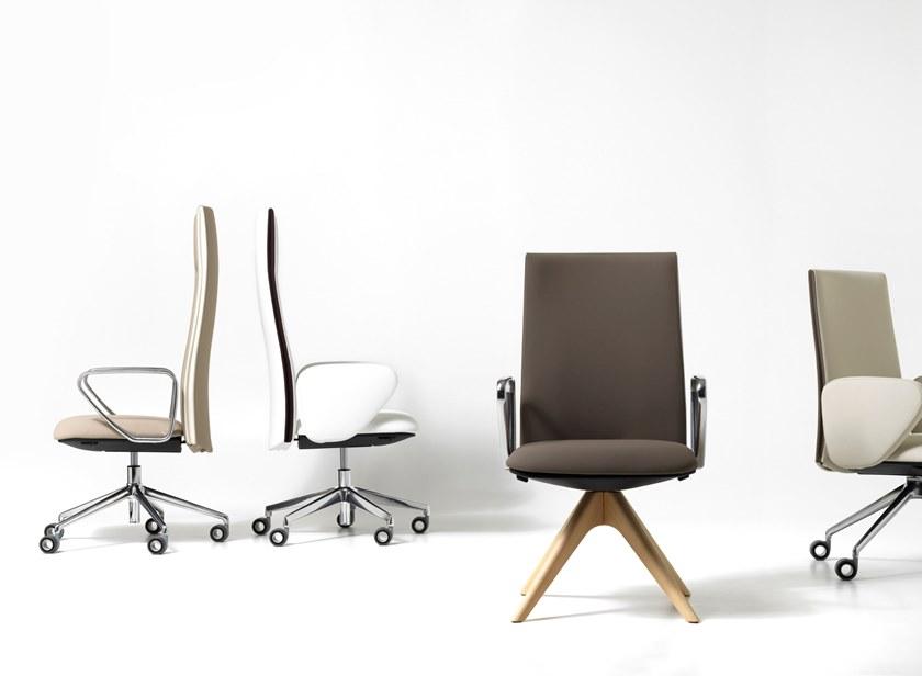 Diemme Офисный стул из ткани с подлокотниками на козелке Velvet sun-id-1488735 - Вид №3