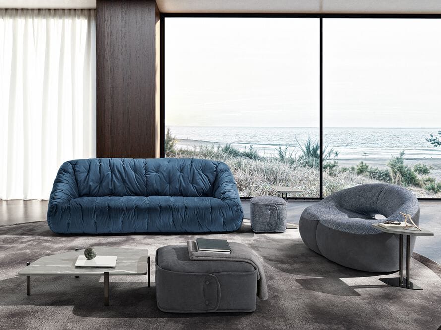 3-местный капитонный диван Max Divani GEO ARCH-00066671 - Вид №4