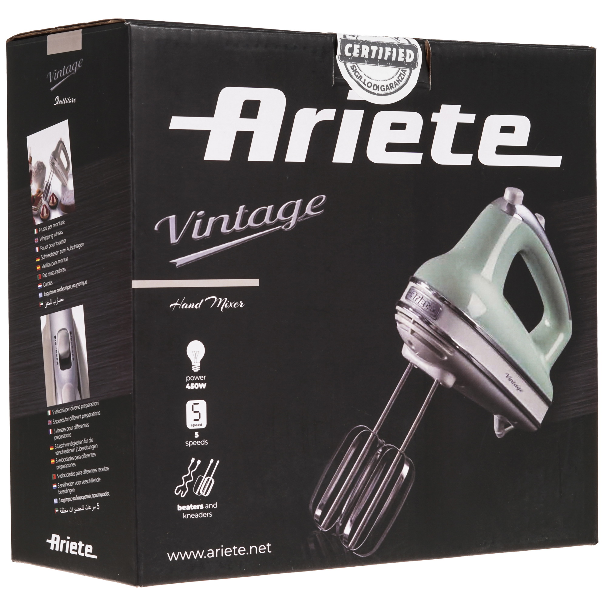 9290668 Миксер Ariete 00C154803AR0 Vintage бежевый STDN-0036757 - Вид №8