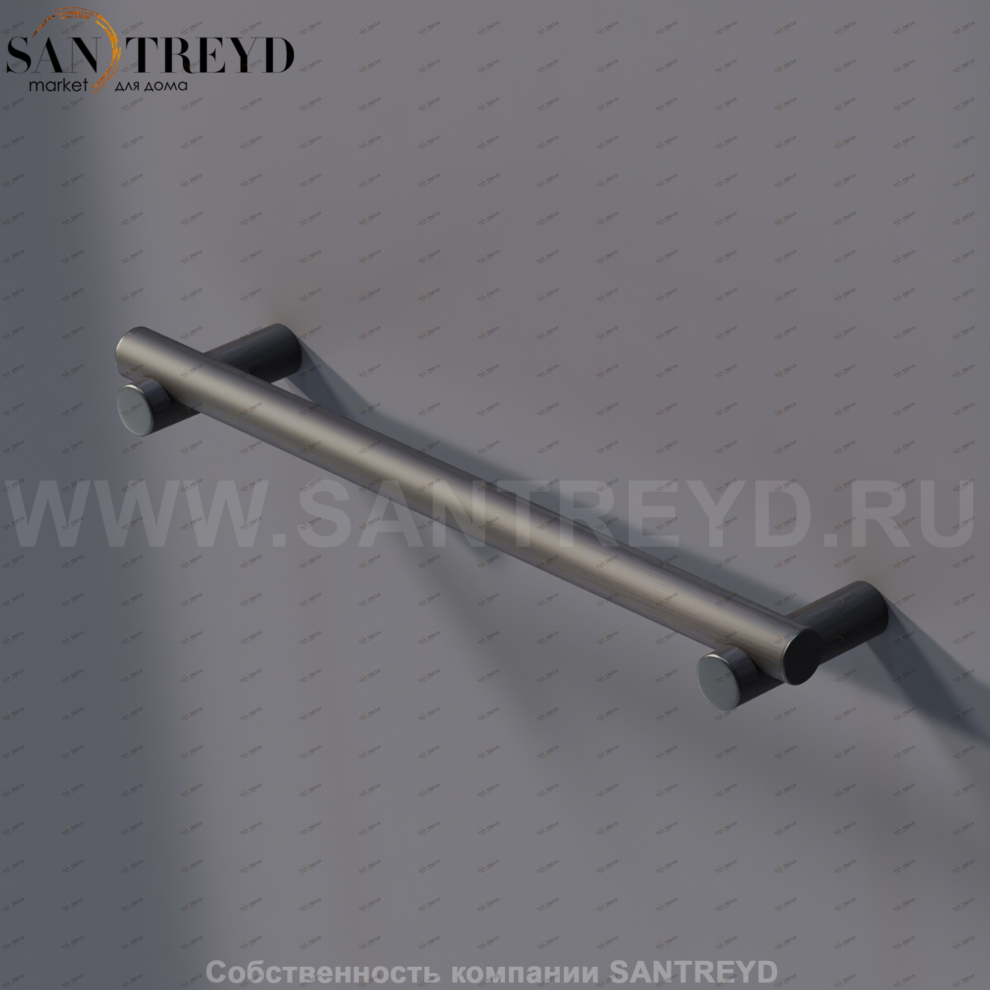 Agape DOT LINE Полотенцедержатель или базовый опорный элемент 50,4 см настенный темный дуб ADTL0450.RW ADTL0450RW