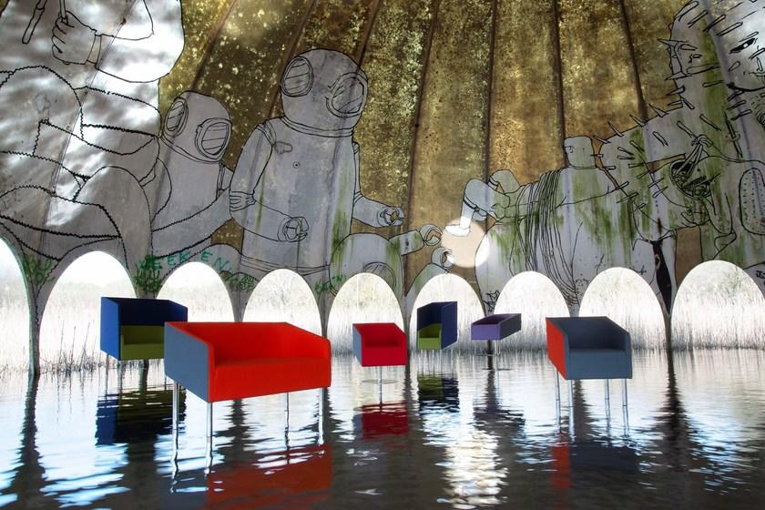 Adrenalina 2-х местный диван с высокой спинкой контрактный Cocodì sun-id-1384138 - Вид №2