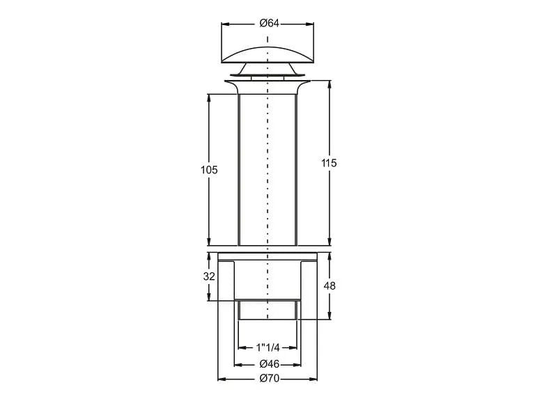 Раковина из АБС-пластика для умывальника и биде Bonomini Royal ARCH-00055272 - Вид №2