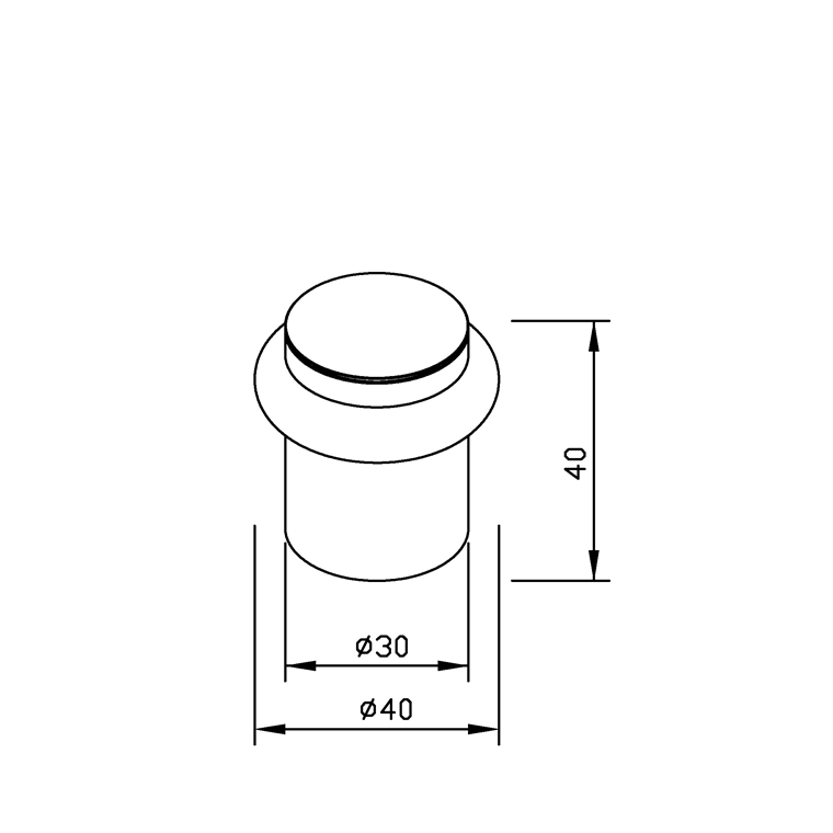 731227 Напольный дверной упор AC227 WAGNER_EWAR A-LINE Wagner Ewar  - Вид №1