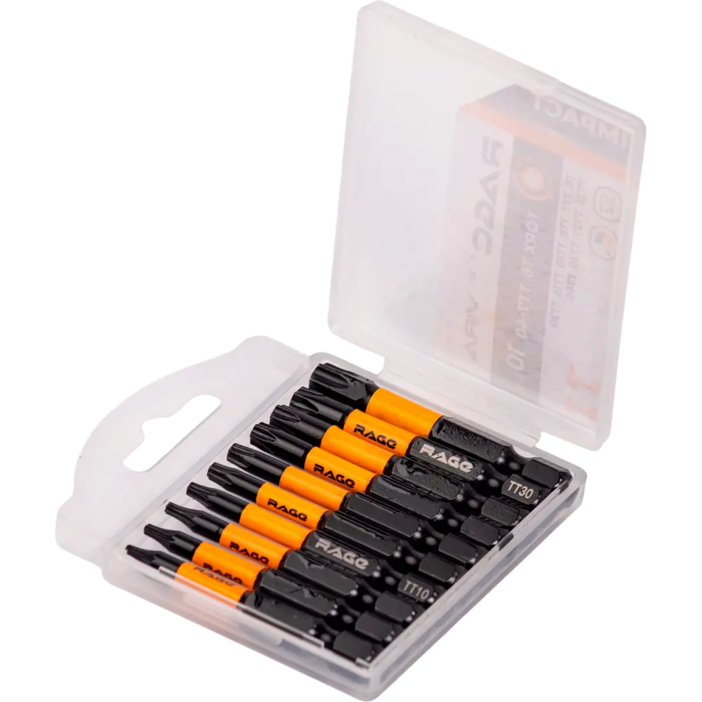 Профессиональный набор ударных бит RAGE Torx для шуруповертов 89420851 STLM-1574235