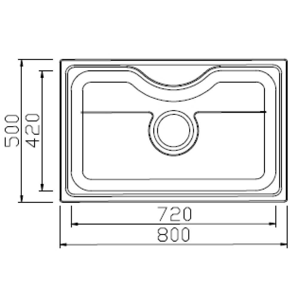 Кухонные мойки Eco Wien SWT-8050.A SEAMAN  - Вид №1