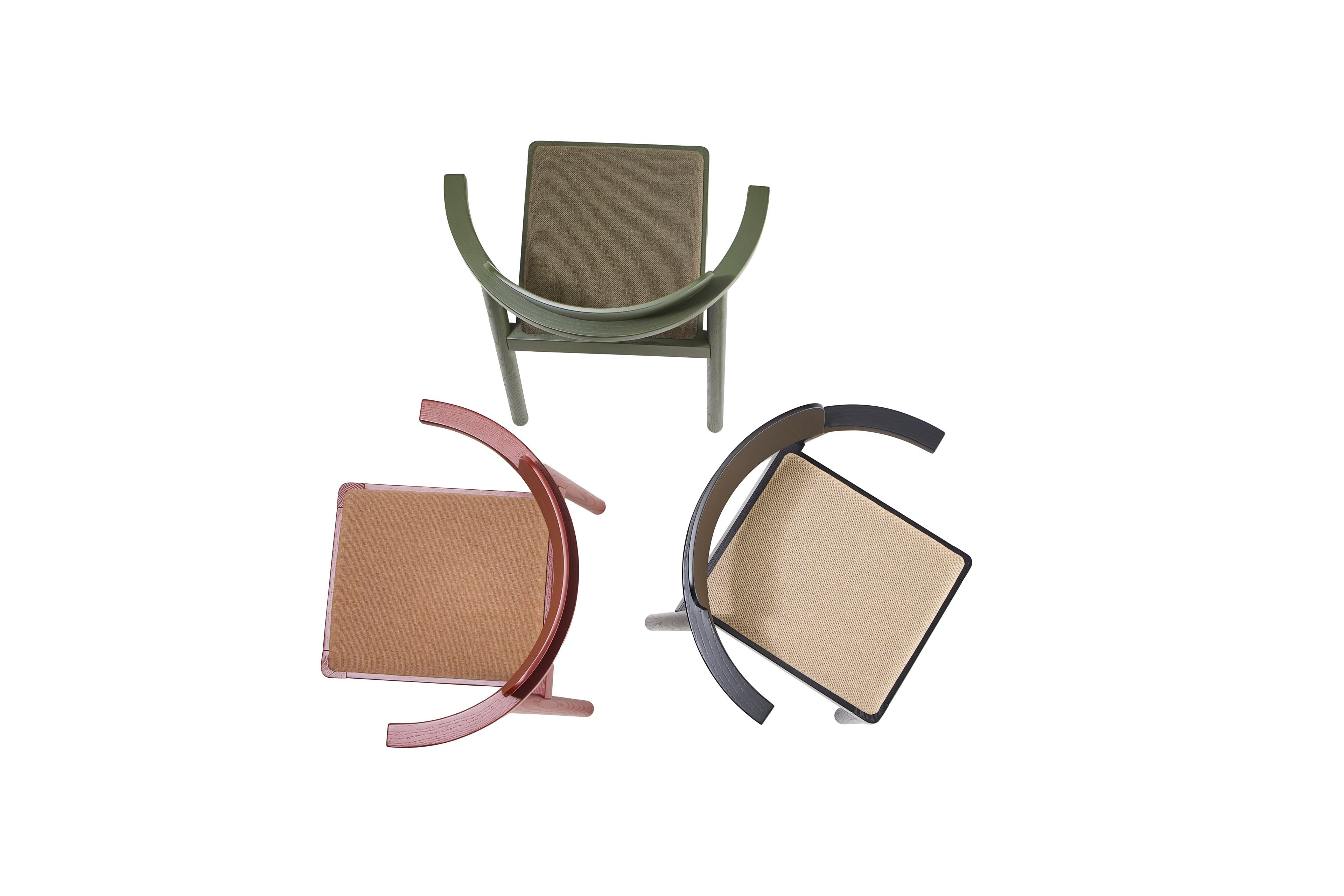 Мягкий стул из ясеня с подлокотниками Zilio A&C аромат ARCH-00101836 - Вид №6