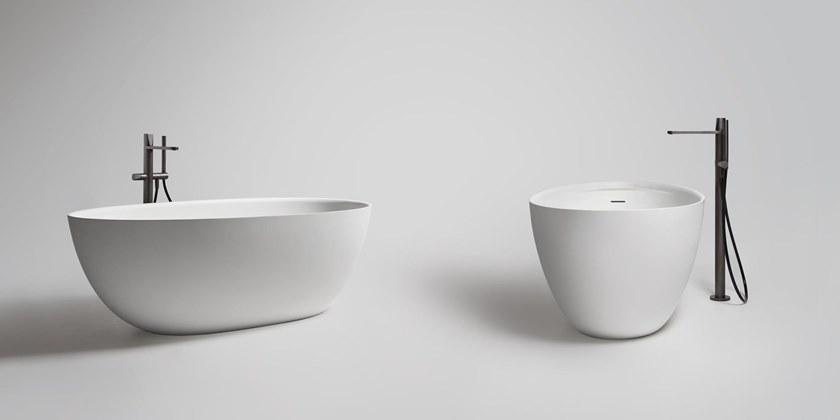 Antonio Lupi Design Отдельностоящая овальная ванна из cristalplant® Eclipse Antoniolupi sun-id-1432989 - Вид №3