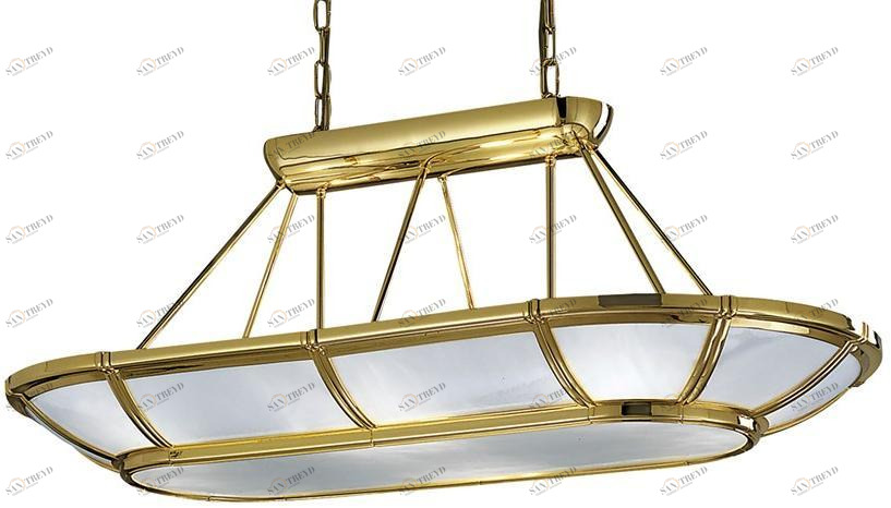 Possoni Illuminazione Люстра из чистого золота с опаловым стеклом Tiziano 1997/10