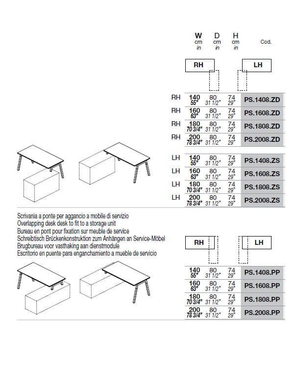 Рабочий стол со встроенной полкой Bralco Polar ARCH-00151196 - Вид №4