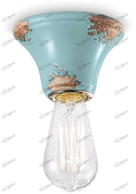 FERROLUCE Круглый керамический потолочный светильник Vintage C132 - c133 - c134