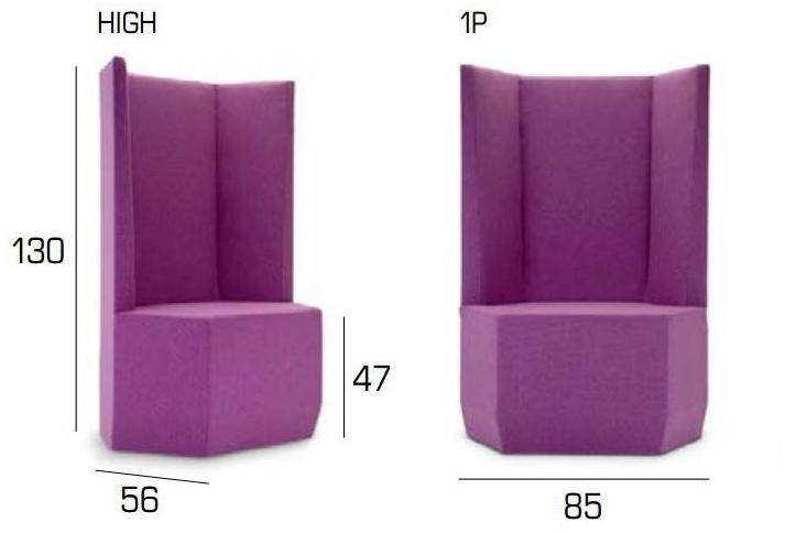 Adrenalina Мягкое кресло с высокой спинкой Tigram sun-id-1388919 - Вид №5