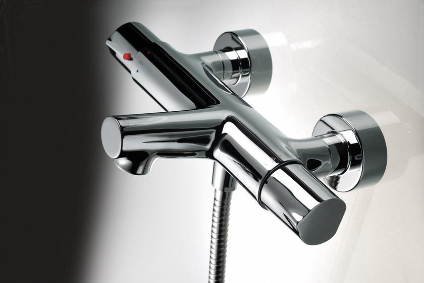 JUSTIME Настенный термостатический смеситель для ванны из хромированной латуни с гибким питанием Chapter 6926-t4-85cp - Вид №1