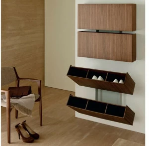 Porada Подвесной деревянный обувной шкаф Iron