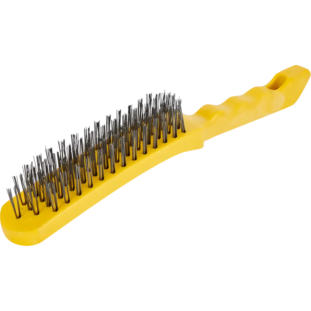 Щетка по металлу пятирядная Спец пластиковая ручка 275 мм STLM-2188814