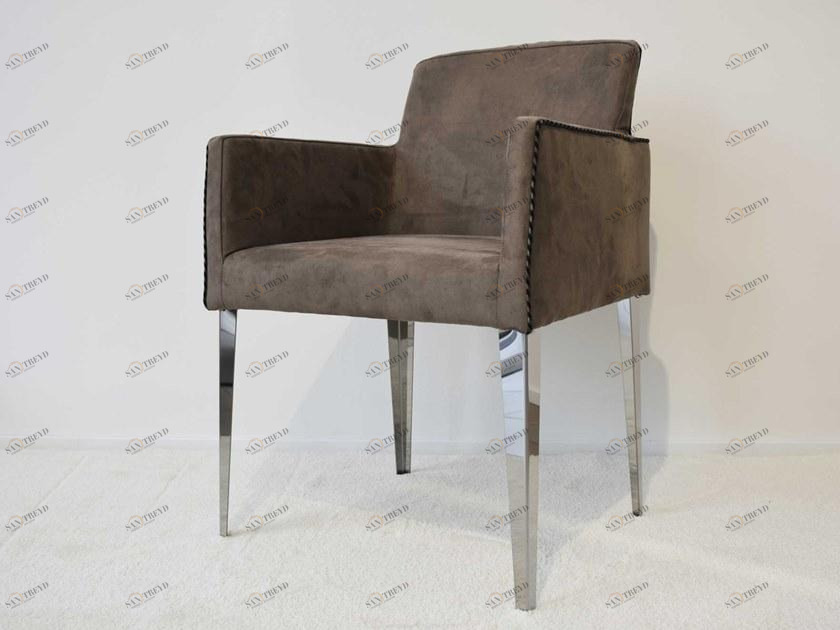 ART CASA Стул из мягкой ткани с подлокотниками  S-erin 