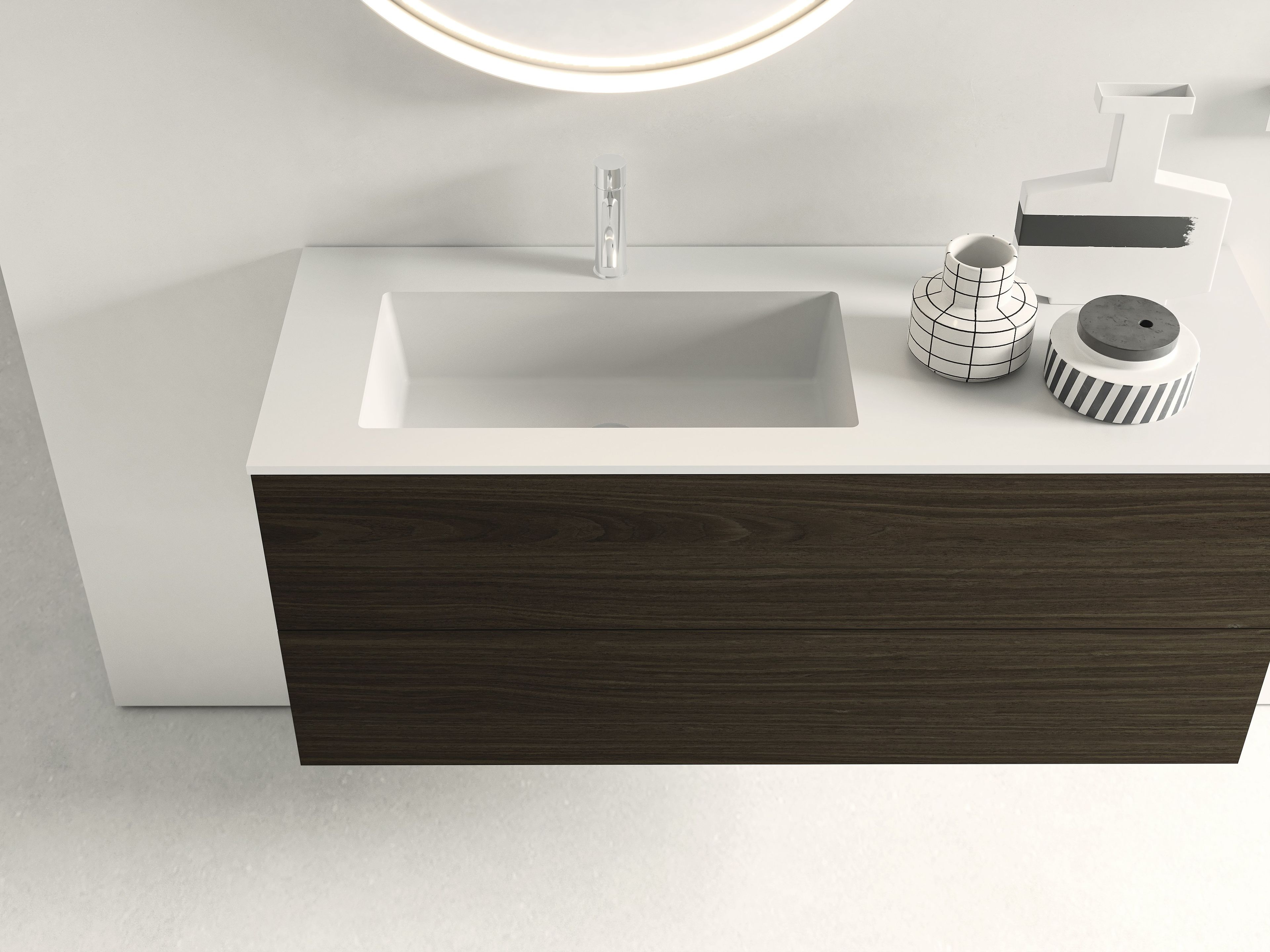 Деревянный подвесной умывальник Moab блок ARCH-00069709 - Вид №5