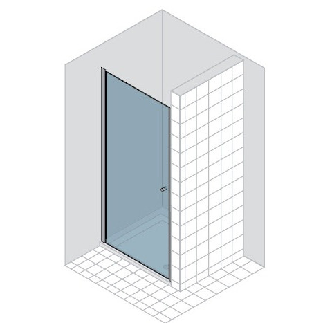 GPT1N Vertica collection  Распашная дверь DUKA 44863 - Вид №1