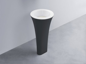 AMLA45-BL+AMPILT-TL+AMCOLT-BA Раковина Amedeo Tondo отдельностоящая cielo Enjoy + Amedeo