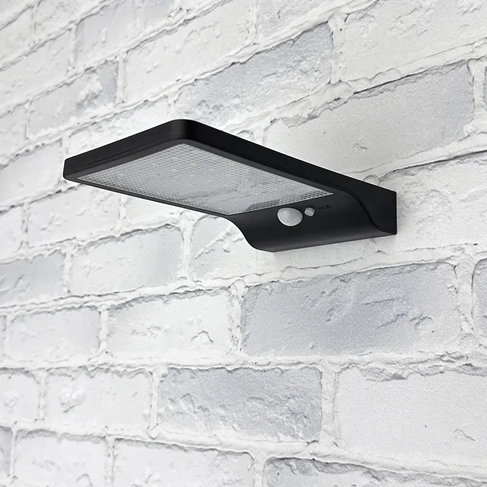 Светильник светодиодный уличный Duwi Solar LED на солнечных батареях с ДУ 10Вт 6500К 450Лм IP65 датчик движения черный 83972977 STLM-2041107  - Вид №5