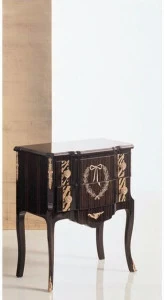 Rozzoni Прямоугольная прикроватная тумбочка из лакированной древесины Tiffany