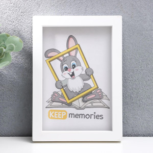 90334824 Рамка 3935812, 10х15 см, пластик, цвет белый Keep memories STLM-0189256 KEEP MEMORIES