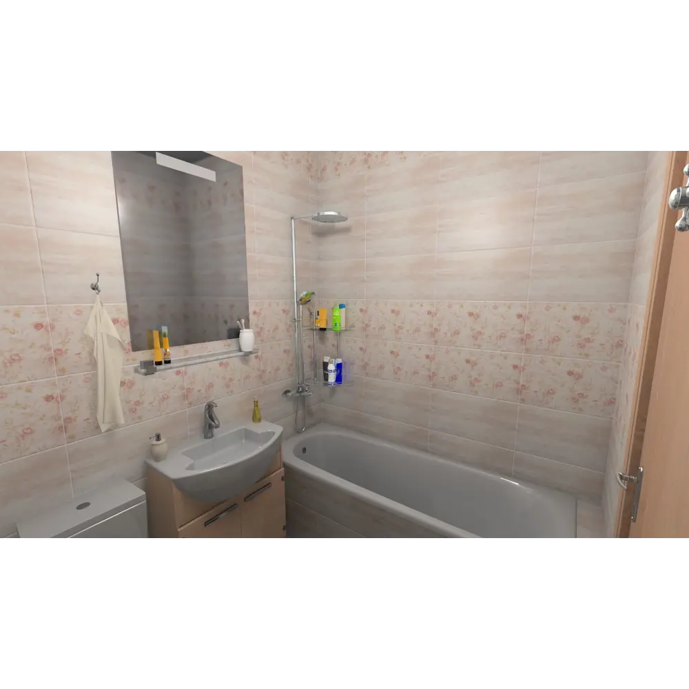 Плитка настенная «Прованс» 25х45 см 1.46 м2 цвет белый LB CERAMICS STLM-2048443 - Вид №5