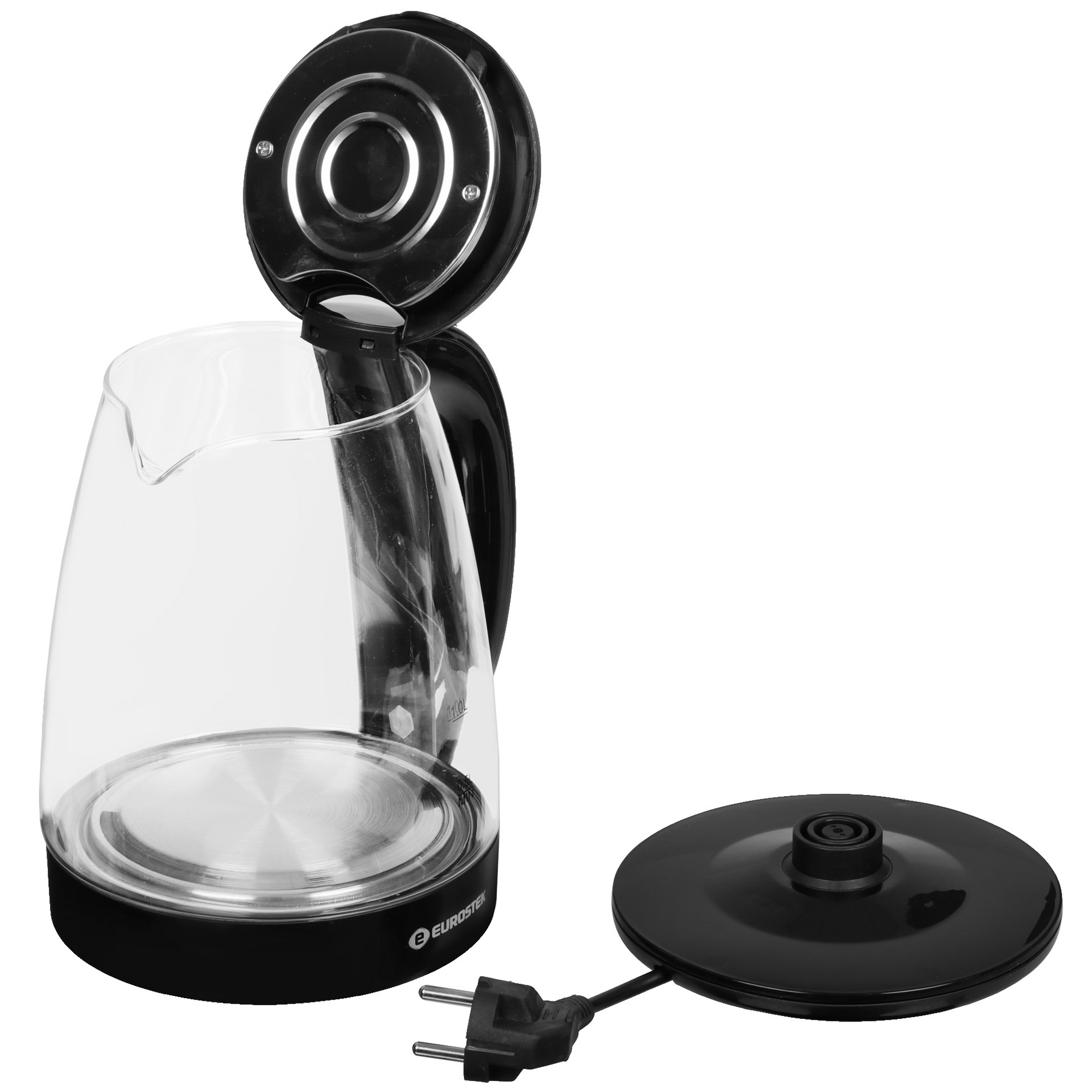 9974035 Электрочайник Eurostek EEK-2028 черный STDN-0135403 - Вид №4