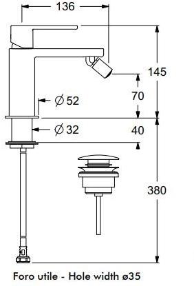 GUGLIELMI Смеситель для биде на террасе Gx Fcxg75557 - Вид №2
