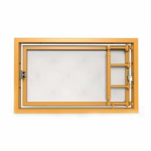 Ревизионный люк под плитку, распашной с регулировкой 300Х200