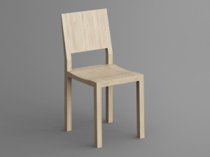 Стул из массива дерева