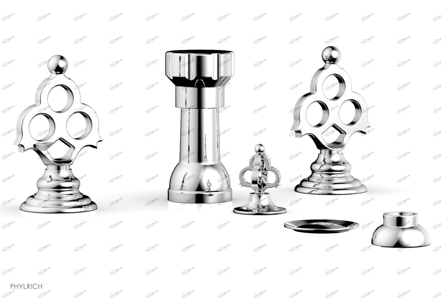 Смеситель для биде MAISON Phylrich  164-60-026 Хромированный