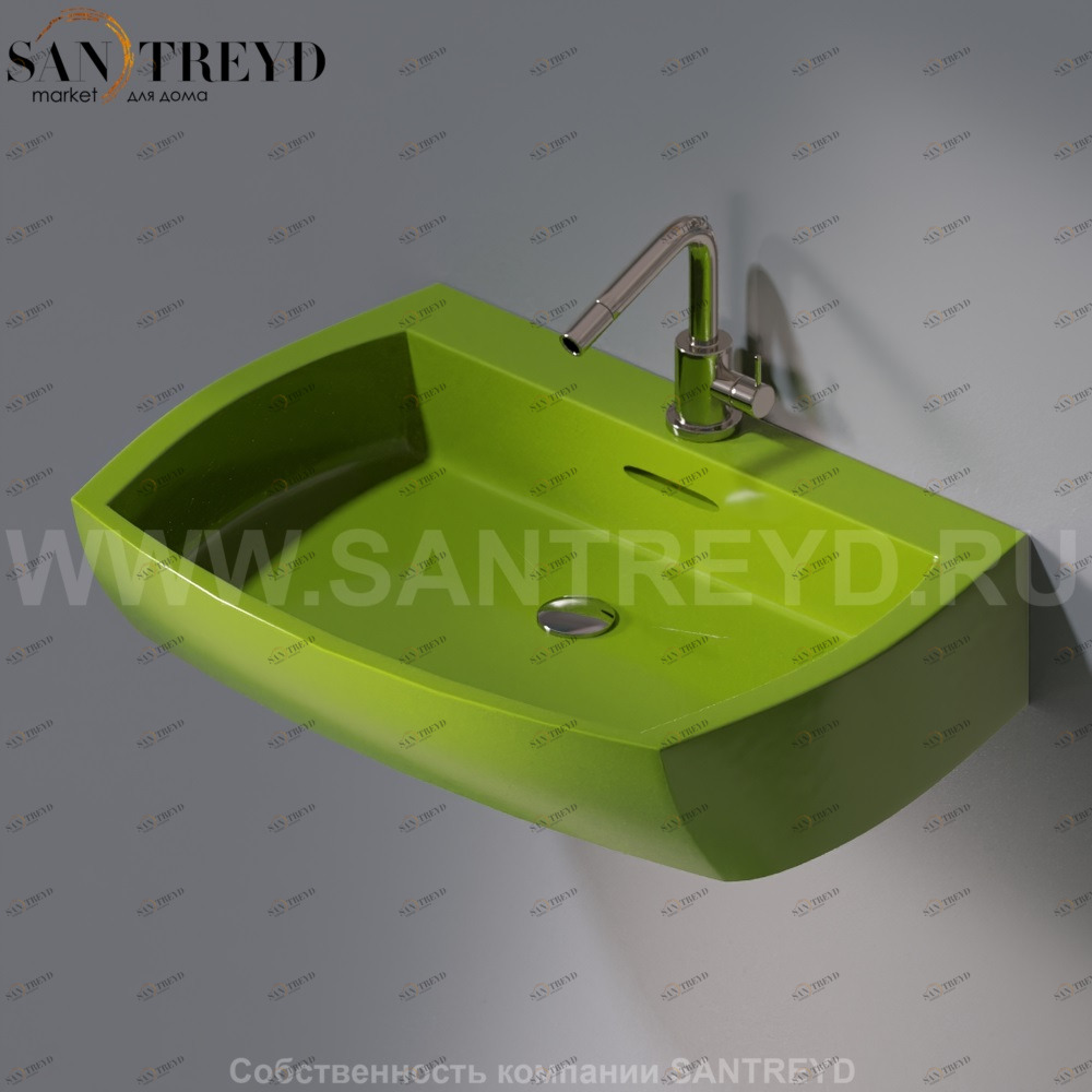 L283.121 Подвесная раковина настенная овальная A. e T. Italia SQUARE AeT ITALIA