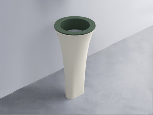 AMLA45-MU+AMPILT-BR+AMCOLT-TL Раковина Amedeo Tondo отдельностоящая cielo Enjoy + Amedeo