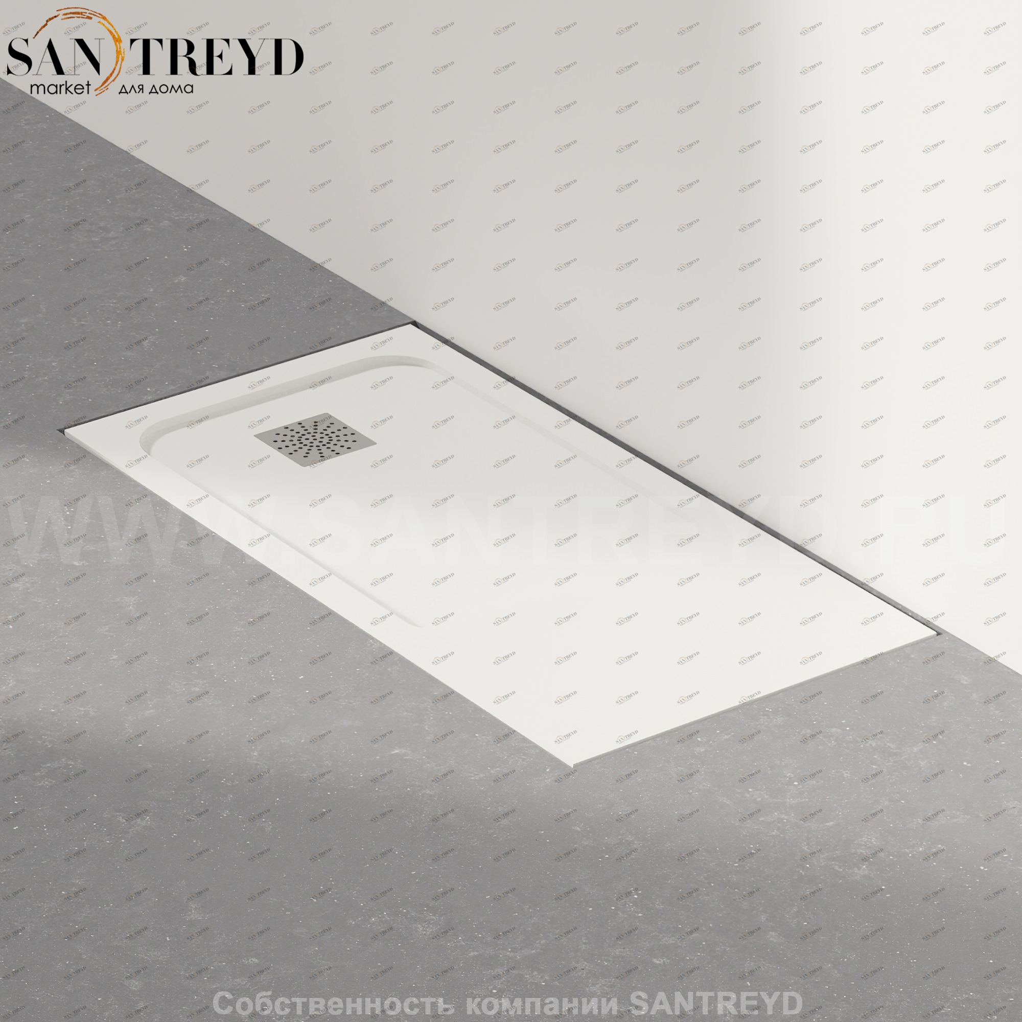 Душевой поддон PDX белый. Размеры: длина до 140 см, глубина от 70 до 90 см Agape APDX7090140RB3