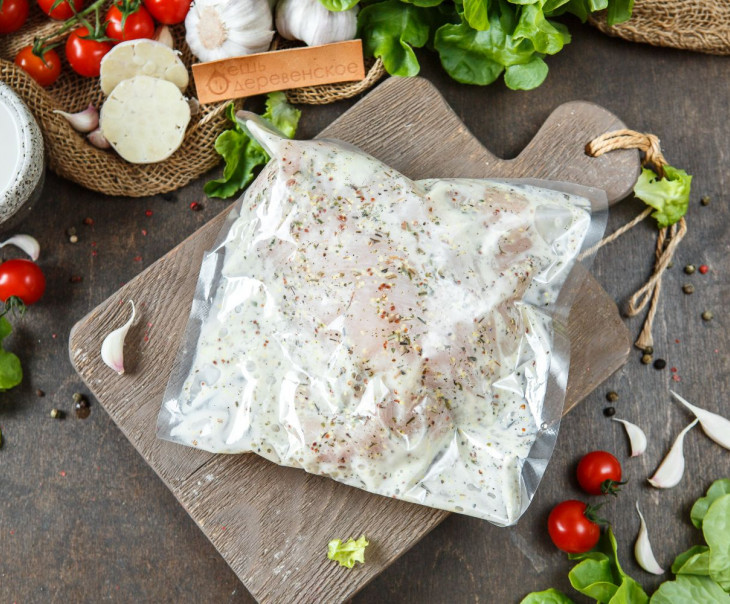 6298 Филе грудки куриное в кефирном маринаде с прованскими травами Вкусляндия  - Вид №2