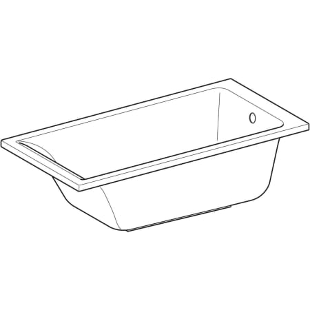 554.300.01.1 Прямоугольная ванна Geberit Renova Plan Geberit  - Вид №16