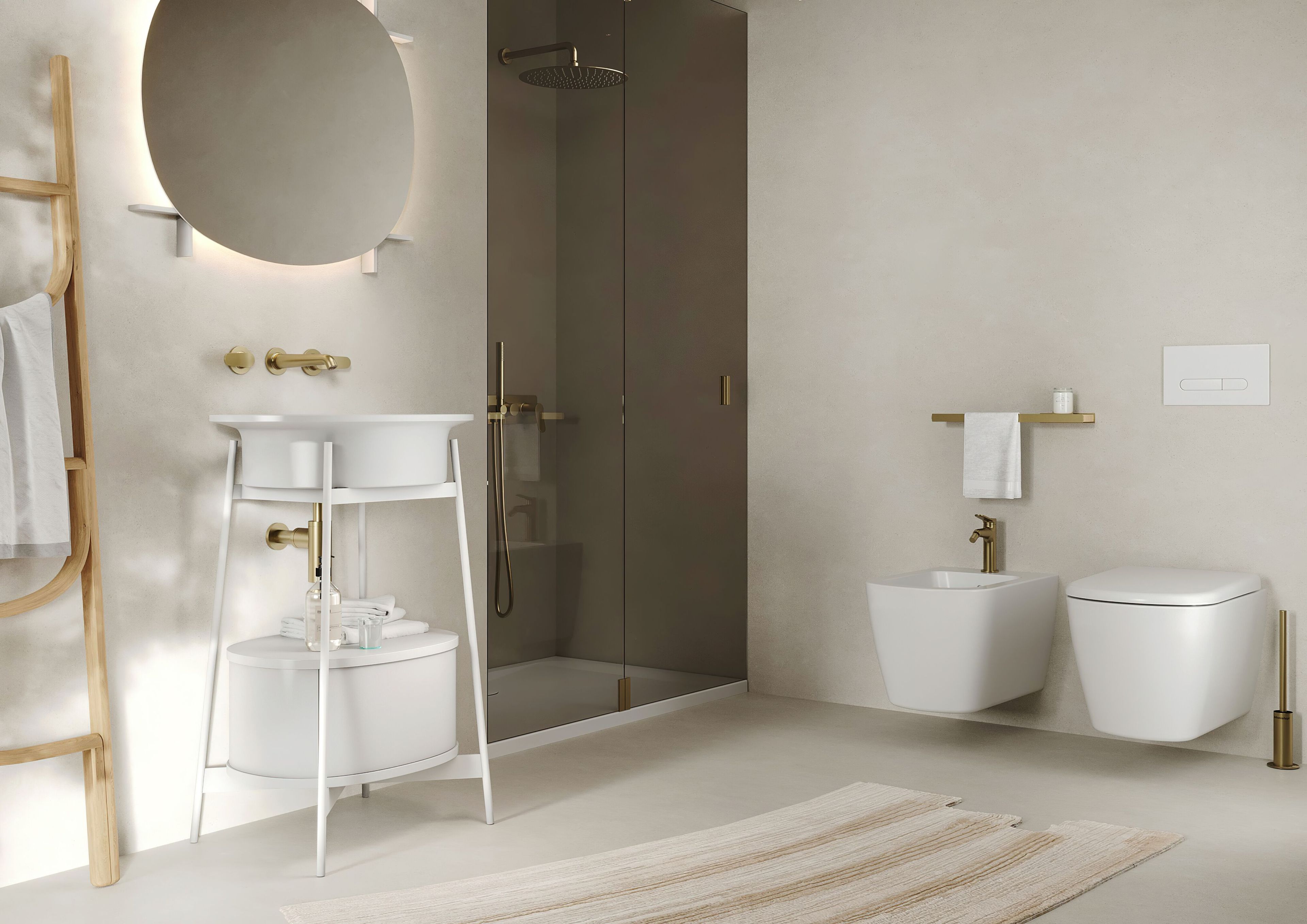 Керамическая раковина с металлическим каркасом Azzurra Ceramica IRIDE ARCH-00019058 - Вид №5