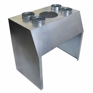 LAVA Короб на топку с 4-мя разводками нерж.