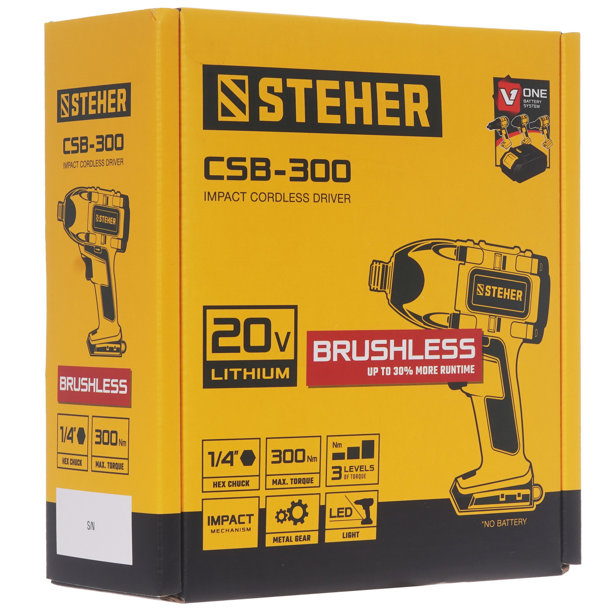 Винтоверт STEHER CSB-300  , Без ЗУ, Без АКБ 9927686 STDN-0108486 - Вид №7