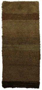 AFOLKI Прямоугольный шерстяной коврик с длинным ворсом Boucherouite Taa1035be