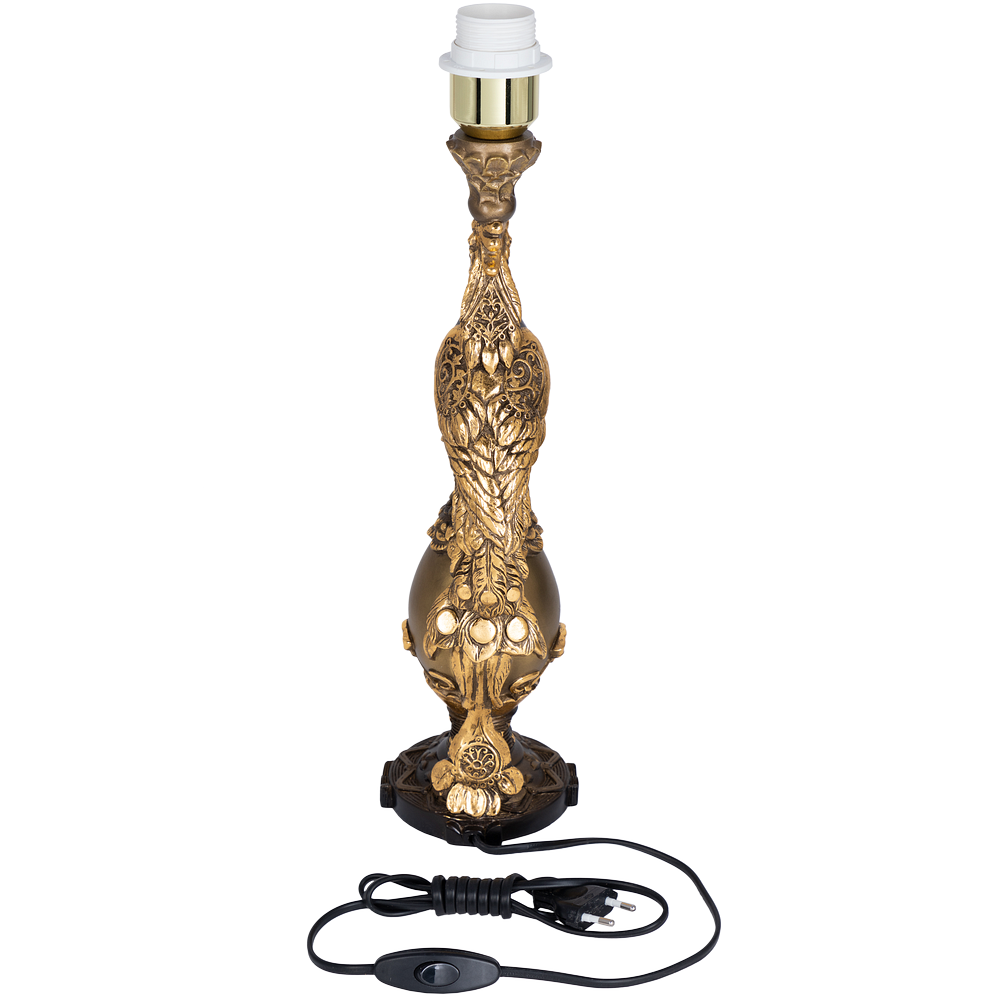 32081,34013 Настольная лампа Павлин Карамель BOGACHO 4627138210871, 4627179657130 - Вид №4